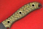 Busse Active Duty Black Crinkle Convex Blade