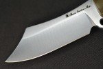 Busse Trustee Warden .175” Satin Knife with Green Canvas