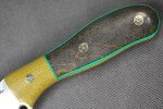 Busse Trustee Warden .175” Satin Knife with Green Canvas