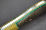 Busse Trustee Warden .175” Satin Knife with Green Canvas