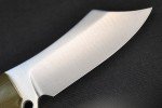 Busse Trustee Warden .175” Satin Knife with Green Canvas