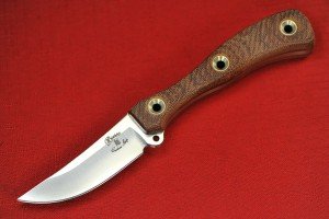 Busse Combat Trail Scalpel - Maroon Canvas Handle