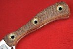 Busse Combat Trail Scalpel - Maroon Canvas Handle
