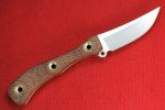 Busse Combat Trail Scalpel - Maroon Canvas Handle