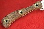 Busse Combat Trail Scalpel - Maroon Canvas Handle