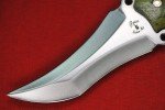 Busse Triceratops Flat Saber Knife with Maple Handle