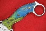 Busse Triceratops Flat Saber Knife with Maple Handle
