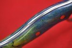 Busse Triceratops Flat Saber Knife with Maple Handle