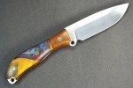 Busse Custom Mountain Duty Knife with Tan Canvas