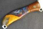 Busse Custom Mountain Duty Knife with Tan Canvas