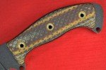Busse Combat Natural Outlaw Ergo Knife - Black