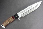 Busse Hell Razor 2 Satin Blade with Marble Handle