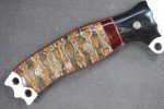 Busse Hell Razor 2 Satin Blade with Marble Handle