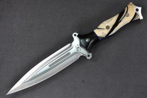 Busse Custom FMV6 Satin Competition Knife with Handle