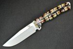 Busse Custom Son of Swat Knife - Red/Blue Resin