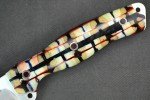 Busse Custom Son of Swat Knife - Red/Blue Resin