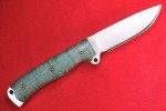 Busse Custom Boss Street 2010 Knife - Green Tiger