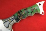 Busse Custom Nuclear MoJo Knife with G-rexed Handle