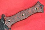 Busse FMV14 0.255" Black Blade Red/Black Handle