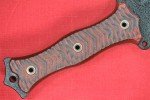 Busse FMV14 0.255" Black Blade Red/Black Handle