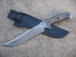 Busse Combat Silent Knight Knife with Leather Sheath