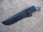 Busse Combat Silent Knight Knife with Leather Sheath