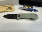 WE Knives Banter Pocket Knife - Natural Jade G10