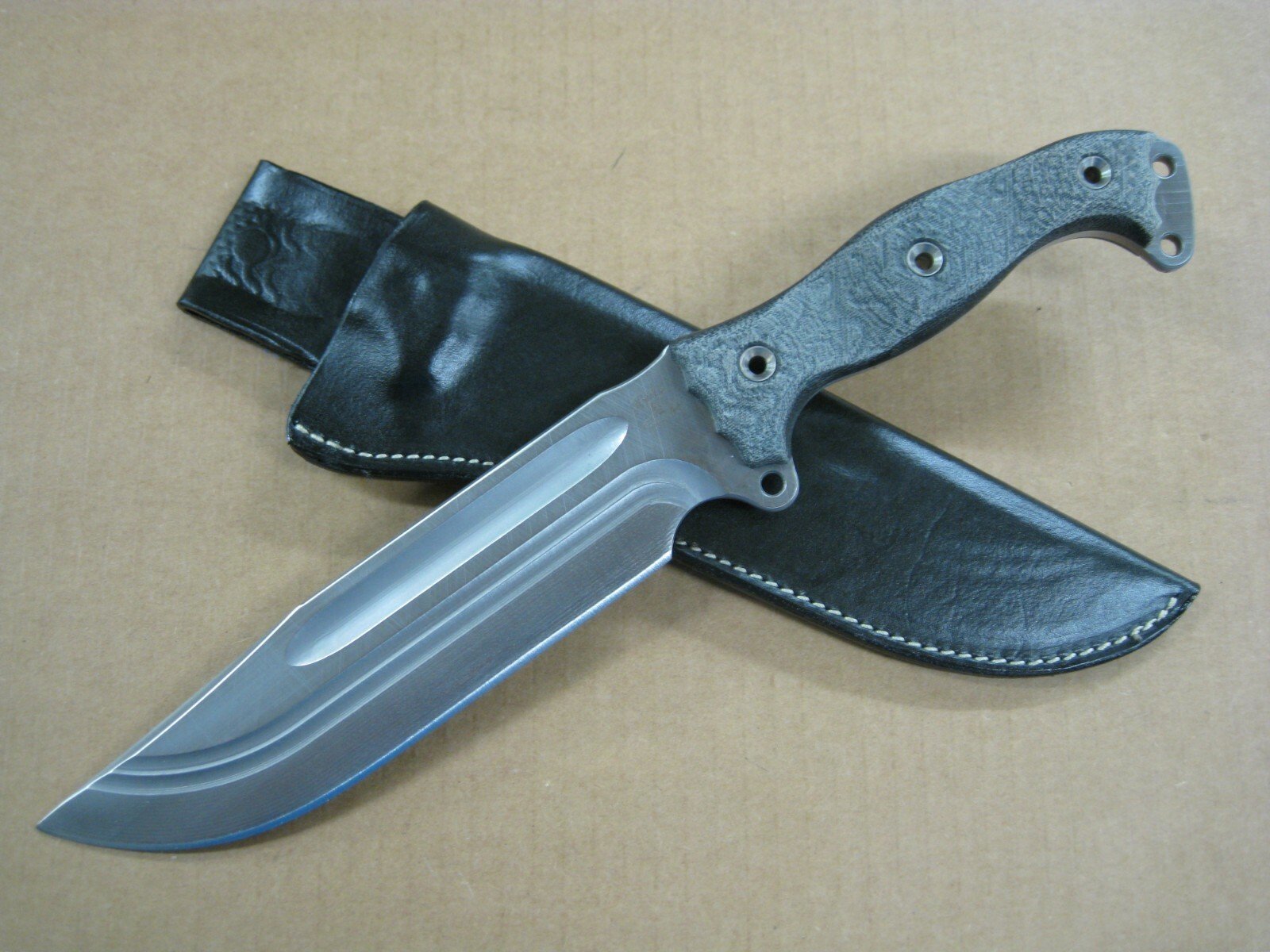 Busse Combat Forsaken Steel Heart Knife with Sheath