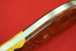 Busse Custom Game Warden Knife with Ironwood Handle
