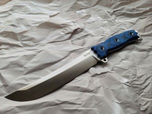 Busse Combat Last Rites Tanto Knife - Blue/Black