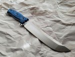 Busse Combat Last Rites Tanto Knife - Blue/Black