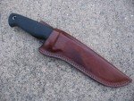 BUSSE Combat Basic 8 Knife with Leather Sheath
