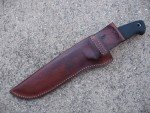 BUSSE Combat Basic 8 Knife with Leather Sheath