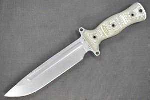 Busse Combat TGLB Stonewash Blade with G10 Handle