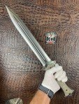 Busse Combat FMV14 with Tigerhide Micarta Handle