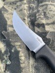 Busse Scrapyard WS-1021 Stone Washed Knife with Sheath