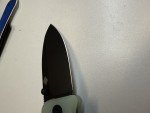 WE Knives Banter Pocket Knife - Natural Jade G10