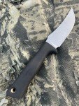 Busse Scrapyard WS-1021 Stone Washed Knife with Sheath