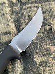 Busse Scrapyard WS-1021 Stone Washed Knife with Sheath