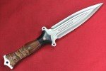 Busse Custom FMV6 Satin INFI Knife with Ironwood