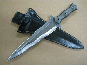 Busse Combat KPB 98 Knife with Leather Sheath