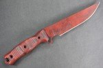 Busse Combat Nano Urgent Fury Knife - Red Blade