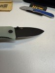 WE Knives Banter Pocket Knife - Natural Jade G10