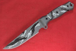 Busse Combat Nano Urgent Fury Red Blade Knife