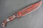 Busse Special Edition Patriot Heart Knife - Red/Black