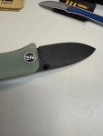 WE Knives Banter Pocket Knife - Natural Jade G10