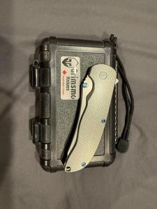 Grimsmo Norseman #3212 Stonewashed Silver and Blue