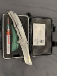 Grimsmo Norseman #3212 Stonewashed Silver and Blue