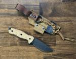 Busse Combat Swamp Rat HRLM Knife with Micarta Handle