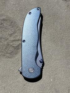 Grimsmo Norseman Ice Blue Folding Knife #3700